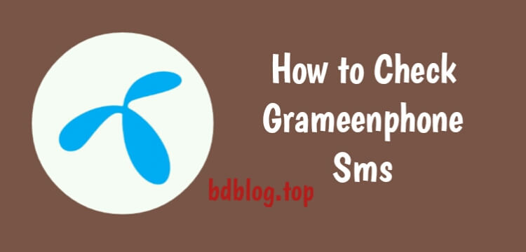 Grameenphone SMS Check 2023 GP SMS Check Code 2023